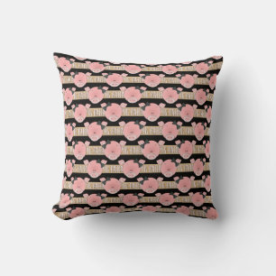Pig Farm Throw Pillow
