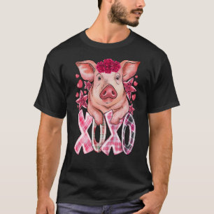 Pig Farm XoXo Western Love Cute Valentine's Day T-Shirt
