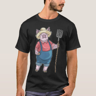 Pig Farmer Pitchfork T-Shirt