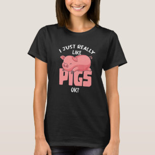 Pig Farming Animal Farm Animal Farmer Pig T-Shirt