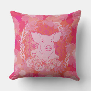 PiG Flower of life Cushion