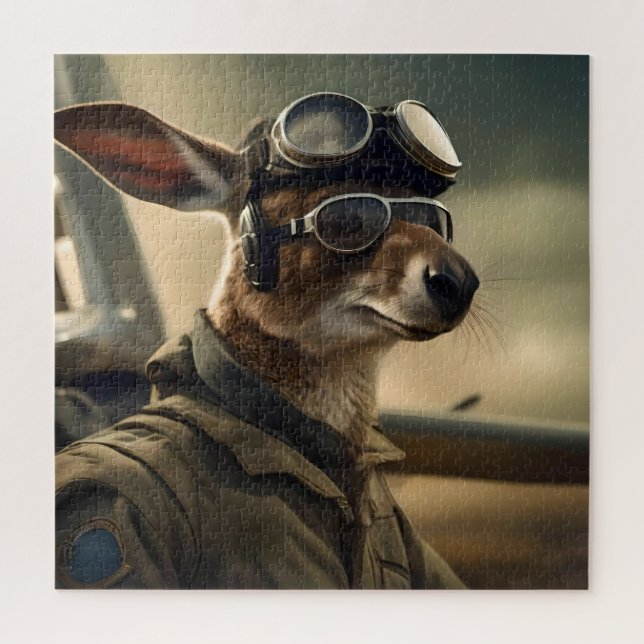 Pig Fly Pftt, Kangaroo Fly Higher, Jigsaw Puzzle (Vertical)