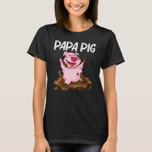 Pig For Men Dad Hog Farmer Farm Animal T-Shirt