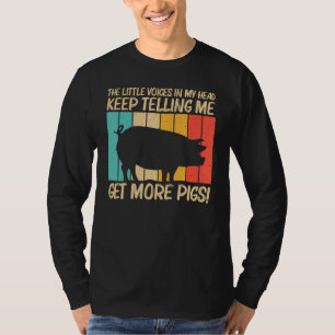Pig For Men Women Pig Farmer Farm Farming T-Shirt