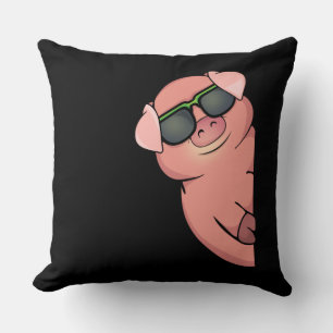 Pig Gift For Pig Lovers Women Pigs Swine Pig Cushion