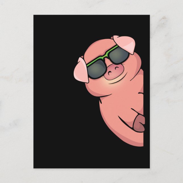 Pig Gift For Pig Lovers Women Pigs Swine Pig Postcard (Front)