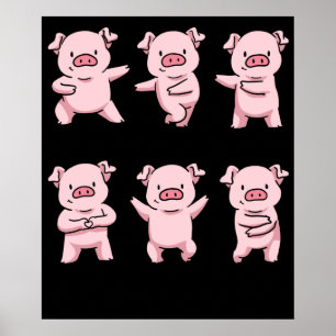 Pig Gifts For Pig Lovers Women Pig Poster