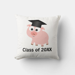 Pig Graduate 20XX Cushion