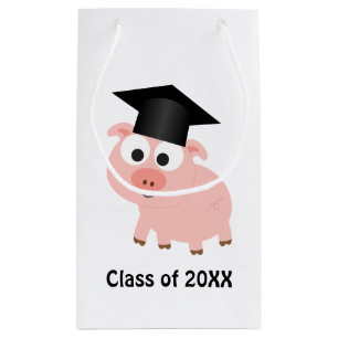 Pig Graduate 20XX Small Gift Bag