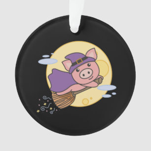 Pig Halloween Witch Kids Witches Costume Ornament
