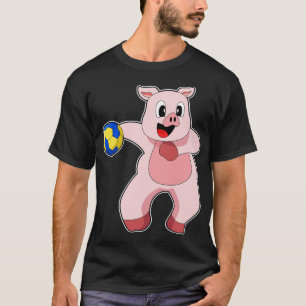 Pig Handball player Handball T-Shirt