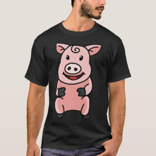 Pig happiness kids funny pig farm farm Premium  T-Shirt