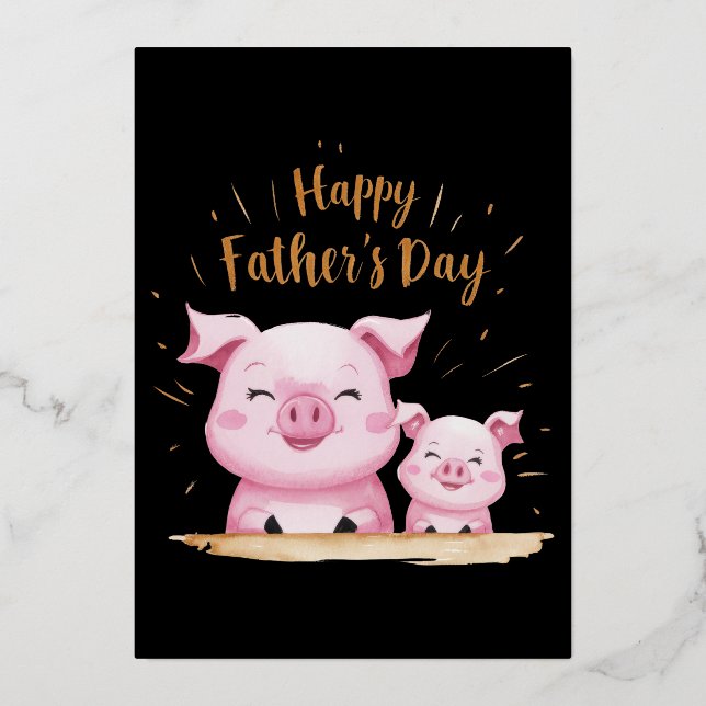 Pig Happy Father's Day (Front)