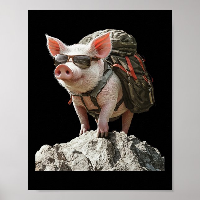 Pig Hiking  Poster (Front)