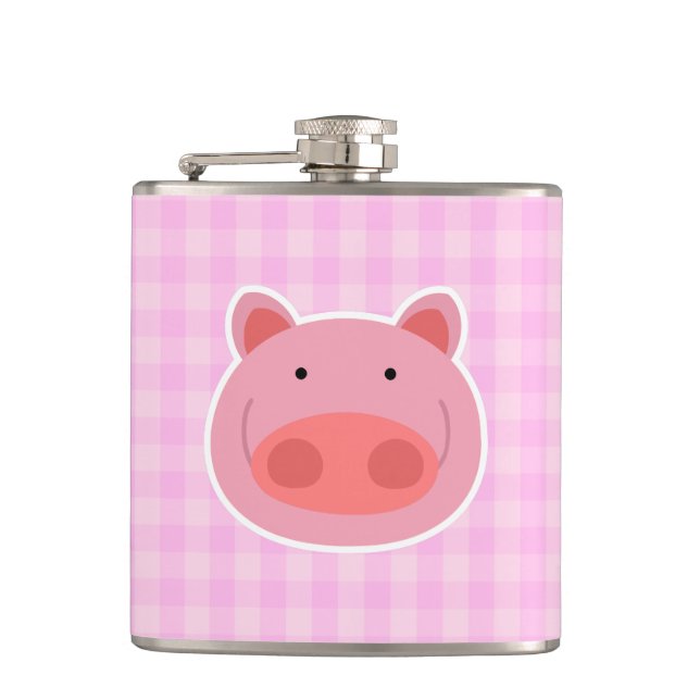 Pig Hip Flask (Front)
