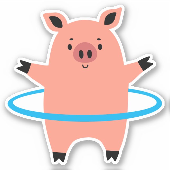 Pig Hula Hoop (Front)