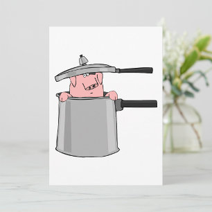 Pig In A Pot Invitation
