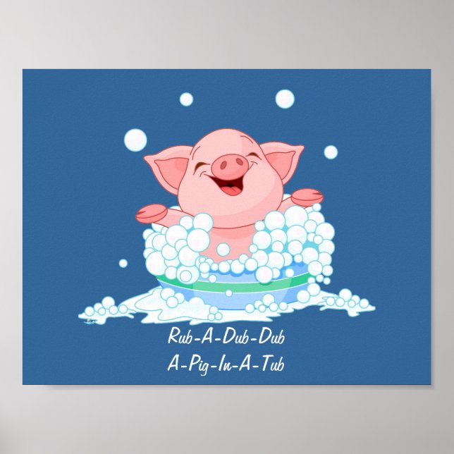 Pig In A Tub Poster (Front)