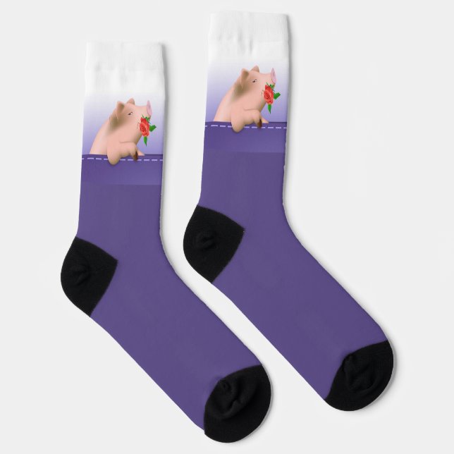 Pig in Pocket Socks (Right)