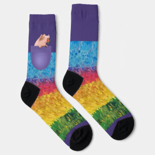 Pig in Pocket Socks