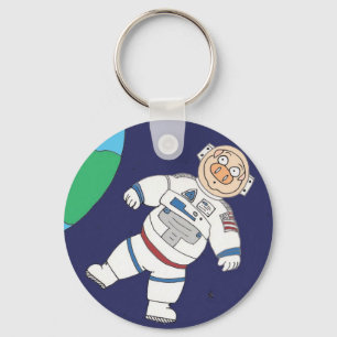 Pig In Space Key Ring