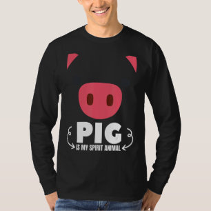 Pig Is My Spirit Animal Pigs Boys Girls Birthday T-Shirt