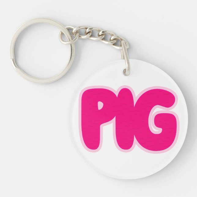 Pig Key Ring (Front)