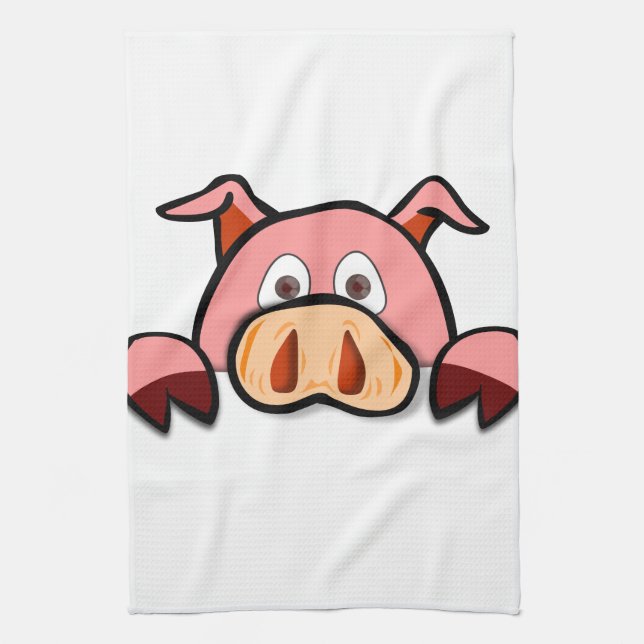 Pig Kitchen Towel (Vertical)