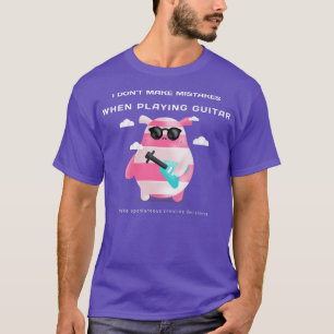 Pig-Like Guitarist Music Musician Funny Guitar Pre T-Shirt
