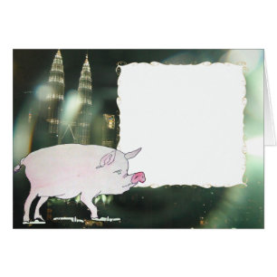 pig & Malaysia Petronas Twin Towers
