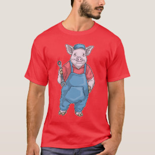 Pig Mechanic Wrench T-Shirt