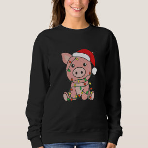 Pig Merry Christmas Winter Pigs Christmas 1 Sweatshirt