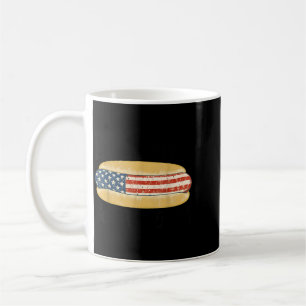 Pig Missiles And Dom 4th Of July Patriotic Hotdog Coffee Mug