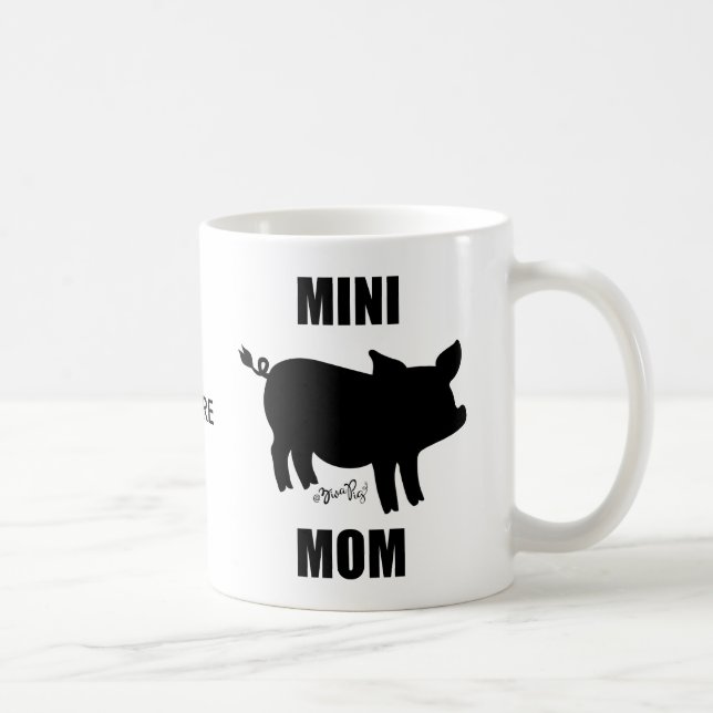 Pig Mum Coffee Mug by @ZivaPig (Right)