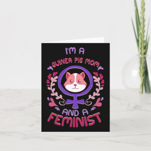 Pig Mum Gifts Feminist Rage Feminism Card