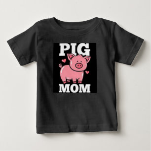 Pig mum mother day t shirt