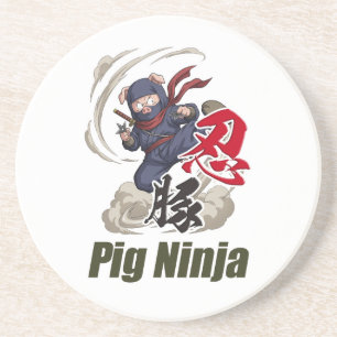 Pig Ninja -A pig turned into a ninja- Coaster