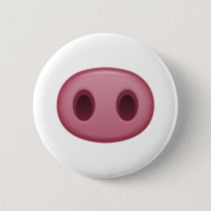 Pig Nose - Emoji 6 Cm Round Badge