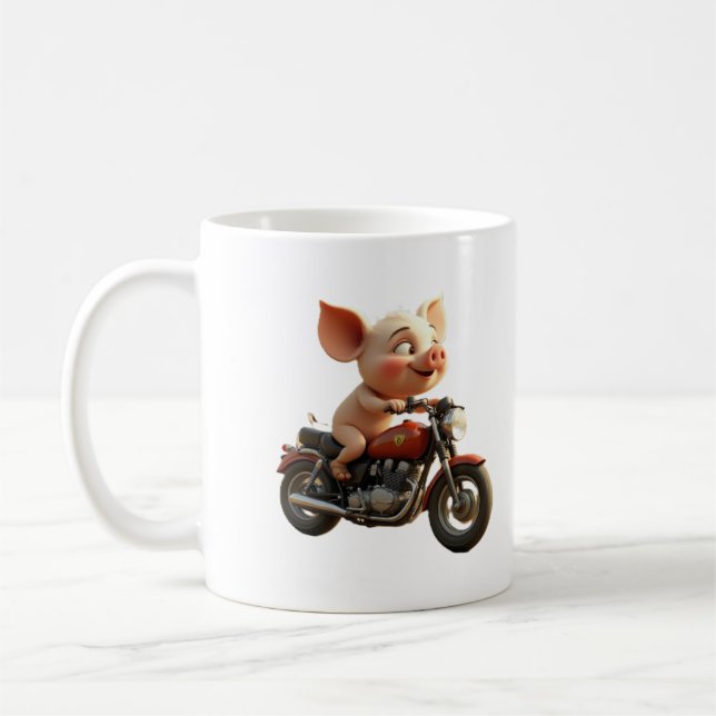 pig on a hog mug (Left)