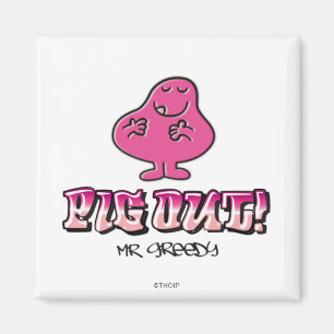 Pig Out! Magnet