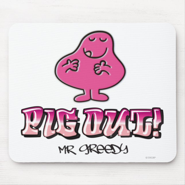 Pig Out! Mouse Pad (Front)