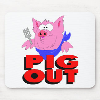 pig out mouse pad