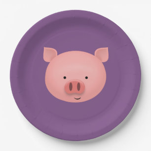 Pig Paper Plate