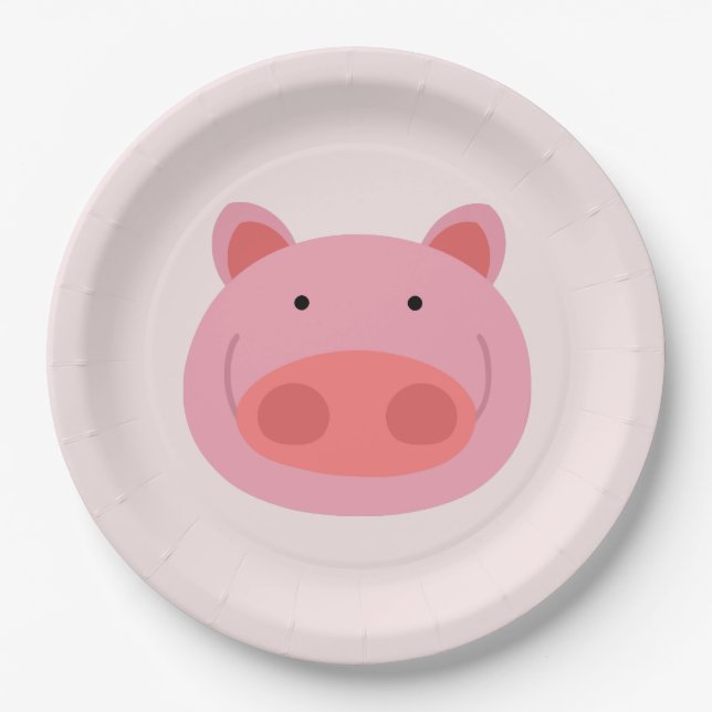 Pig Paper Plate (Front)