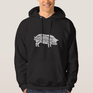 Pig Parts Filipino Food BBQ Pinoy Adobo Funny Pork Hoodie
