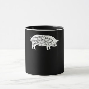 Pig Parts Food BBQ Pinoy Adobo Lovers Gift Mug