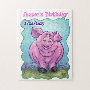 Pig Party Centre Jigsaw Puzzle