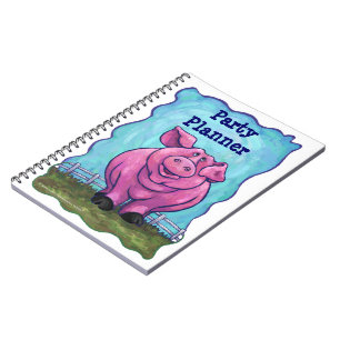 Pig Party Centre Notebook