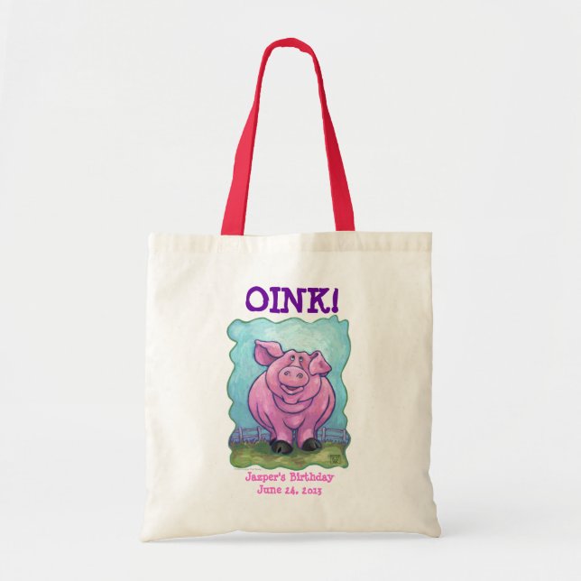 Pig Party Centre Tote Bag (Front)