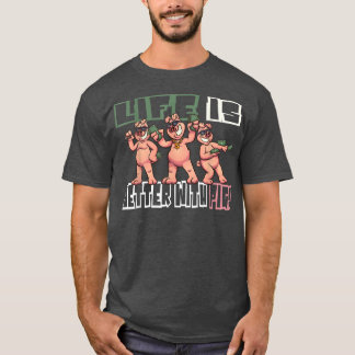 Pig Pig Farmer Farmer Farmer Farm Piglet4659  T-Shirt